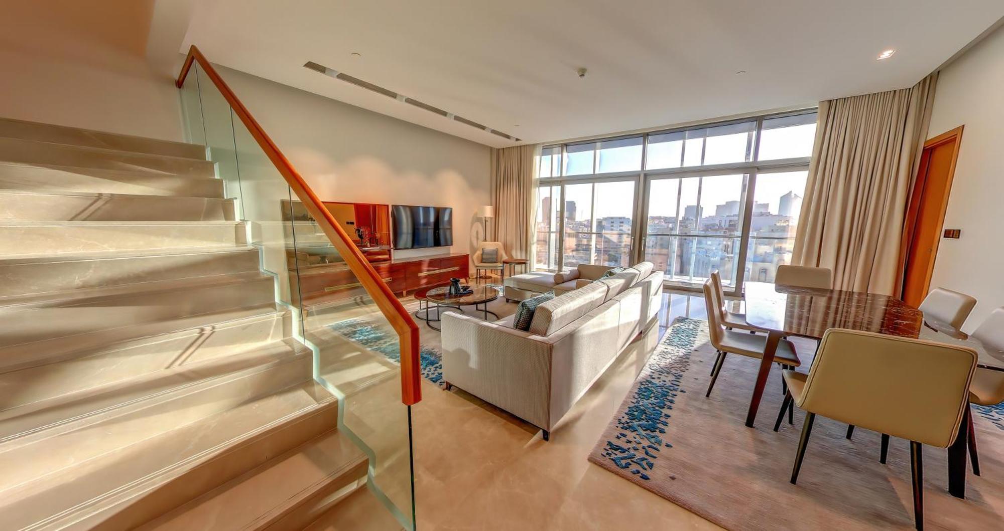 Banyan Tree Doha At La Cigale Mushaireb エクステリア 写真 A living room in a typical apartment