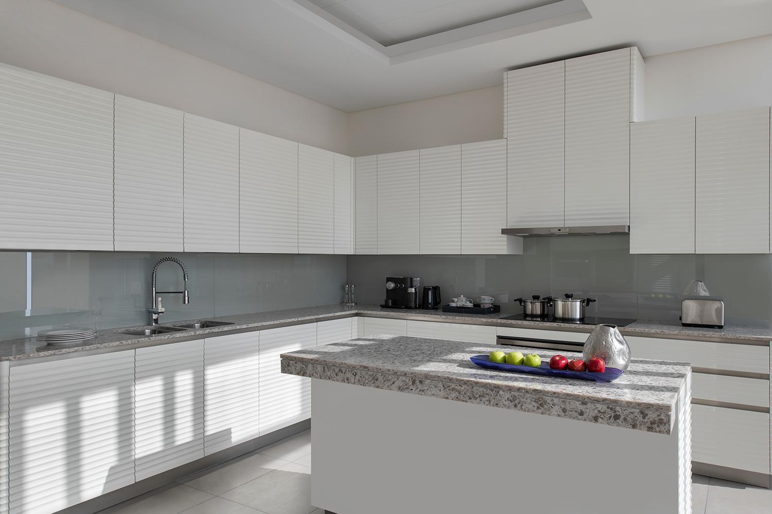 Banyan Tree Doha At La Cigale Mushaireb 部屋 写真 A modern kitchen